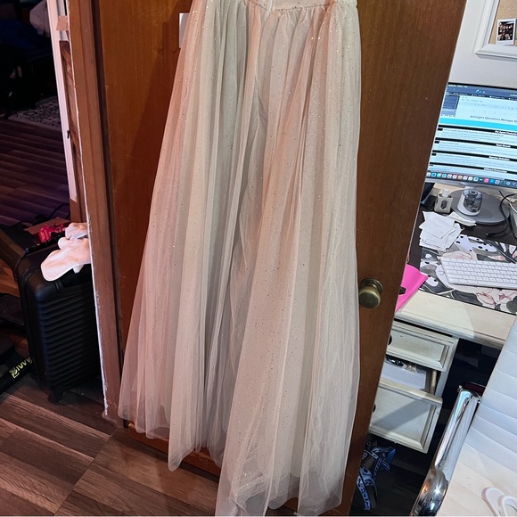 Lulus Strapless Tulle Dress // Small - Picture 3 of 4